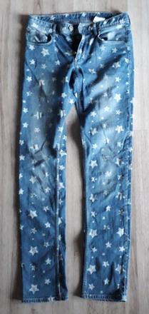 N118	dívčí rifle skinny vel. 158, h&m,158