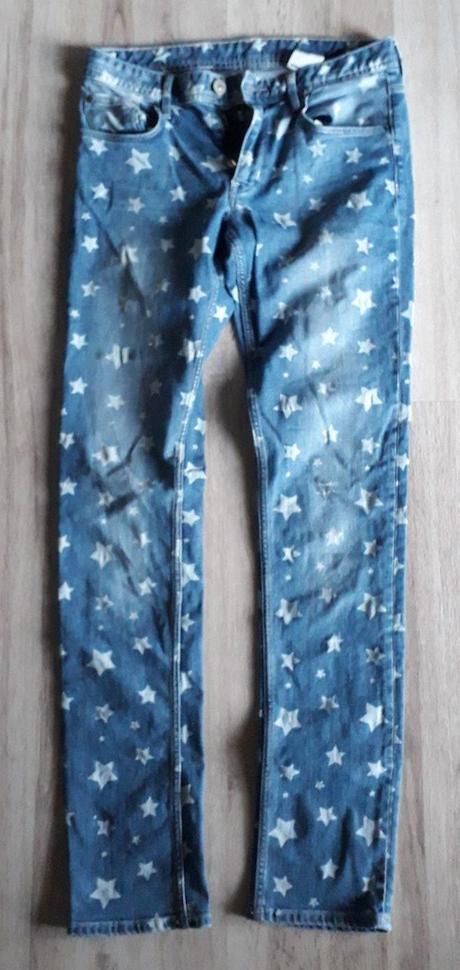 N118	dívčí rifle skinny vel. 158, h&m,158