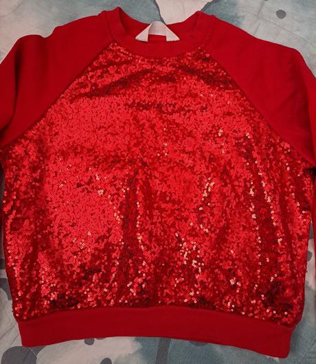 Mikina flitry, h&m,158