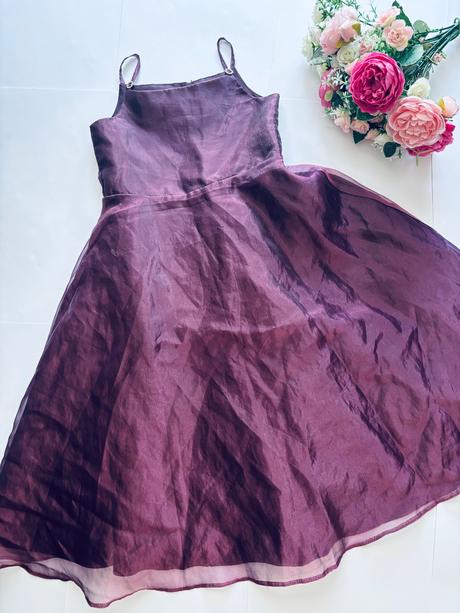 Ob/ šaty společenské fialové - v.4/5 let, 116