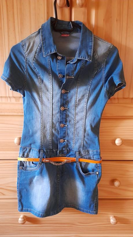 Džínove šaty, denim,m