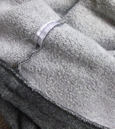 Roláková mikina s crop střihem-vel.m-l, fishbone,l