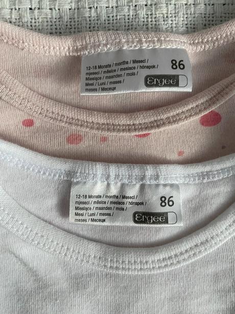 2x dívčí body vel. 86/1-1,5 r, ergee,86