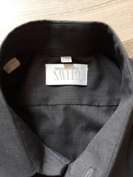 Šedá pánska košile, 40