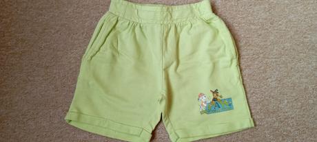 Tričko a šortky zn."nickelodeon" vel."110-116", nickelodeon,116