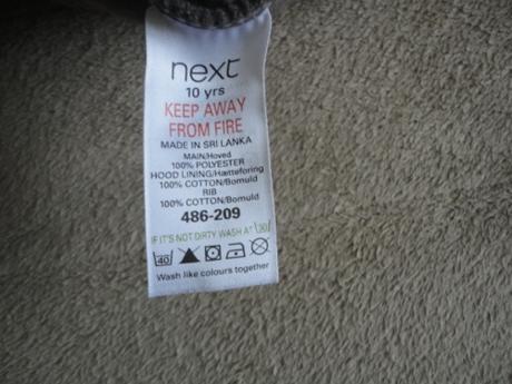 Nádherná bundo/mikina next, vel. 10 let, next,140