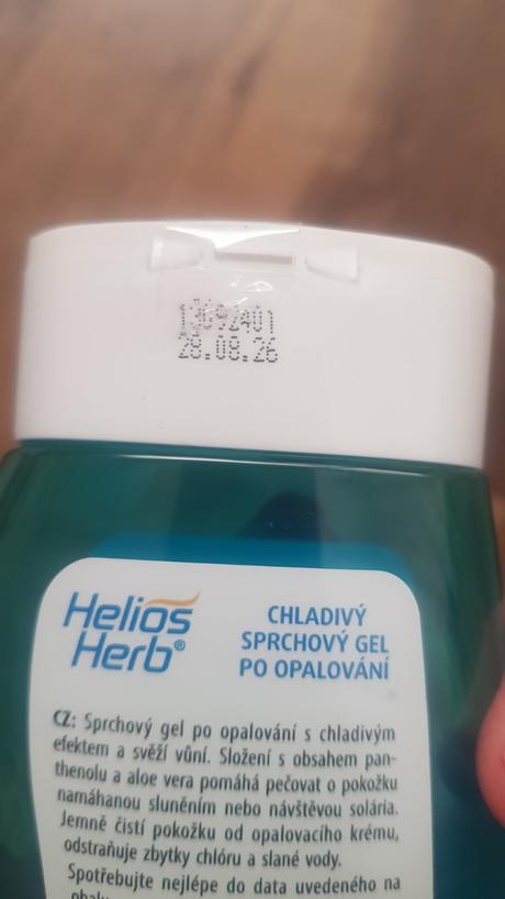 Sprchový gel po opalování, 
