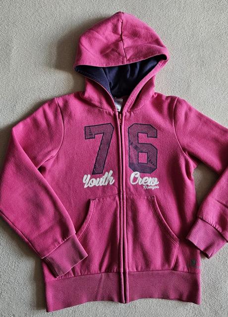 Dívčí mikina, mikinka, oxylane, vel.125/132 (8let), 128