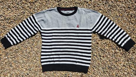 L301	chlapecký elegantní svetr vel. 128, rebel,128