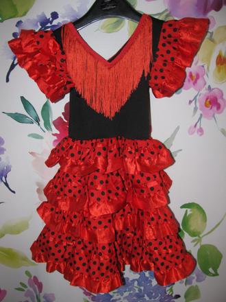 Karnevalové šaty - španělská tanečnice, 