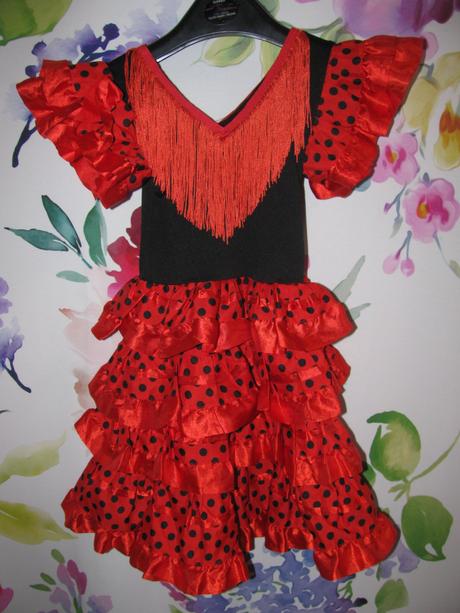 Karnevalové šaty - španělská tanečnice, 