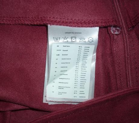 Cihlově červená dámská sukně takko fashion, takko,40