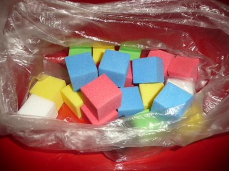 Kostky kostičky 3cm 22 ks,