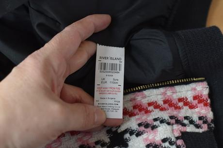 Bunda vel. 5 let, river island,110