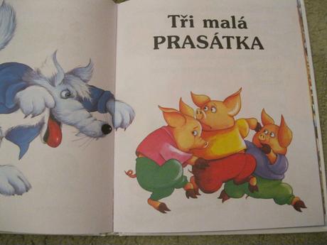 Knížka 4 známých pohádek,