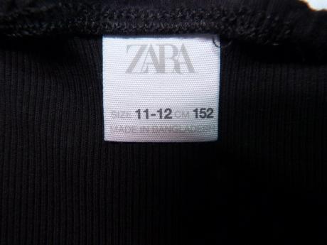 Zara žebrovaný top s volánky vel. 152, zara,152