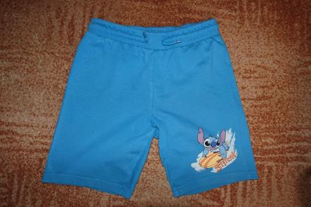 Chlapecké kraťasy stitch vel. 134, disney,134
