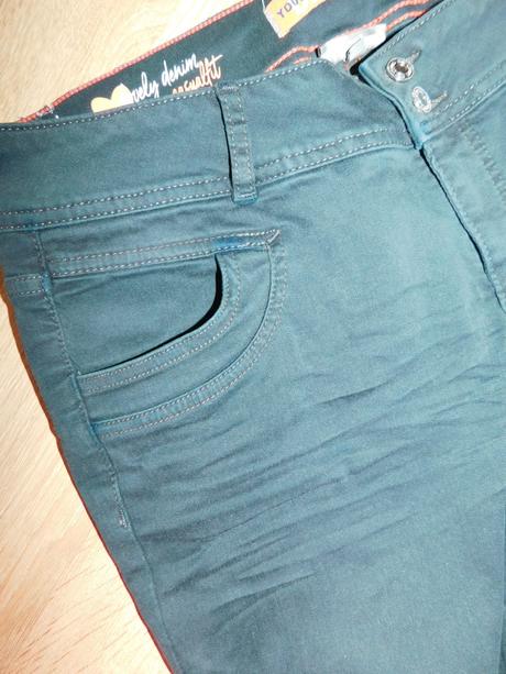 Dámské pružné 3/4 džínové kalhoty, street one,l