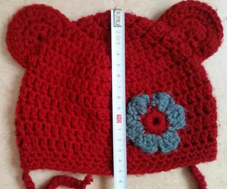 Zimní pletená čepice, čepička, vel.2-3roky, 92