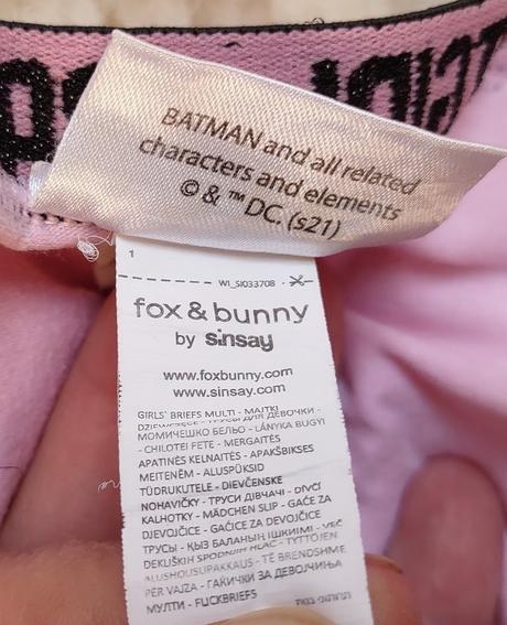 Nohavičkové spodní kalhotky, sinsay,128