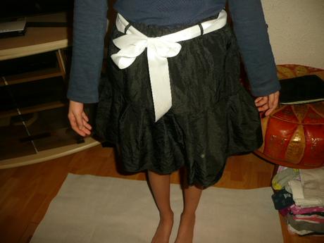 Společenská sukně mačkaná vel 122-134, 122 / 128 / 134