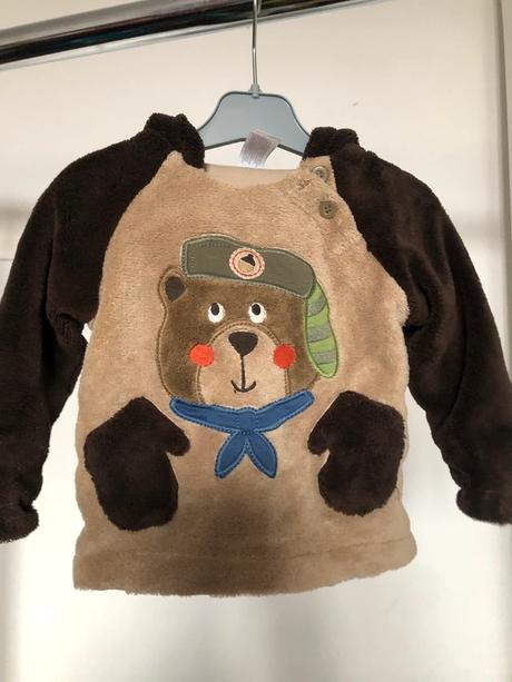 Chlupatá mikina medvídek, 74