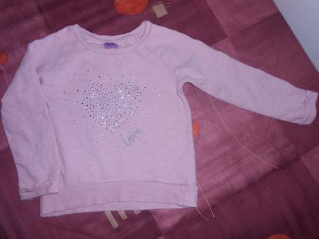 Mikina se srdíčkem, f&f,104