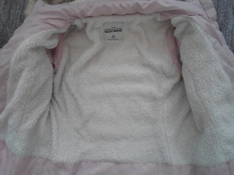 Růžová bunda bundička s kožíškem, tally weijl,m