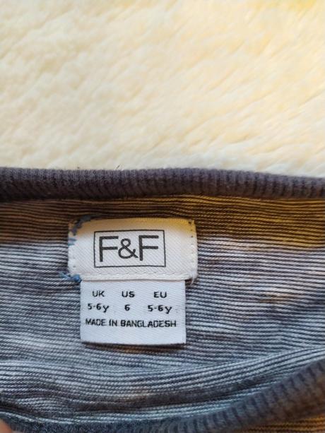 2x tričko vel. 116, f&f,116