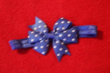 Dívčí čelenka s mašličkou,