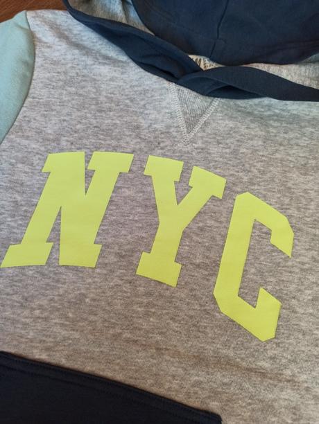 Bavlněna mikina hm nyc, h&m,128