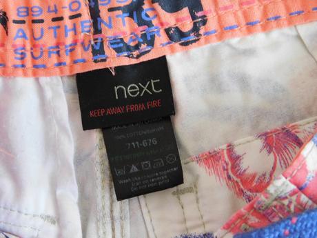 Plátěné chlapecké kraťasy, next,140