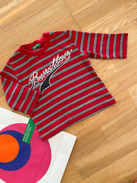 Benetton 2x tričko 6-9m, 68 -74, benetton,68