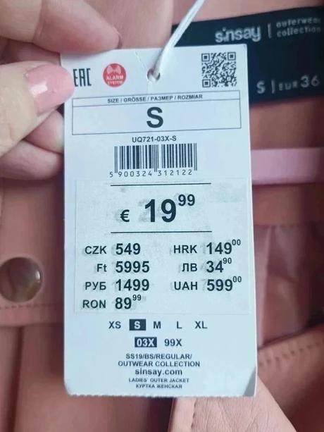 Nová koženková bunda křivák, sinsay,s