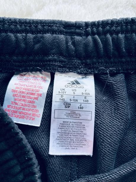 K5/ tepláky černé zn. adidas - v.9/10 let, adidas,140