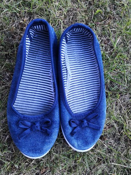 Džínové boty & balerinky vel. 33, 33