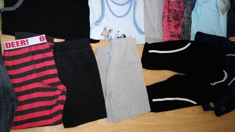 Chlapecký mix věcí vel.116-128 jaro/léto/podzim, 122–134