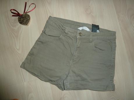 Khaki šortky, h&m,164