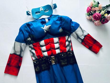 An10/ kostým capitán america - v.7/8 let,