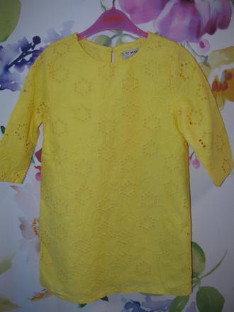 Krásné plátěné šaty s vyšívanou bordurou next, next,116