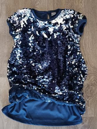 Nové třpytivé šaty s flitry,zn.little kids,vel.110, 110