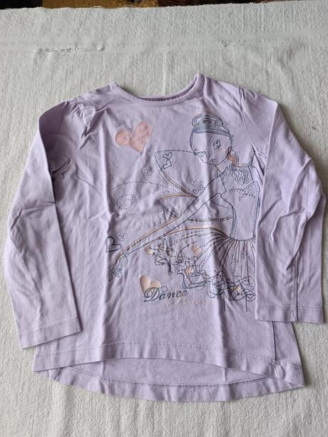 Dívčí tričko dlouhý rukáv tu, tu,128