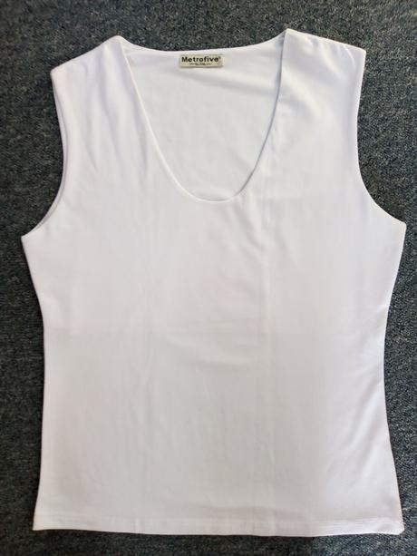 Bílé tílko zn."metrofive" vel."xl/xxl", xl