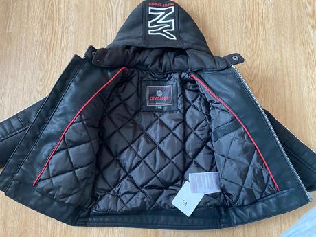 Chlapecká kožená bunda - c&a, vel. 104, c&a,104