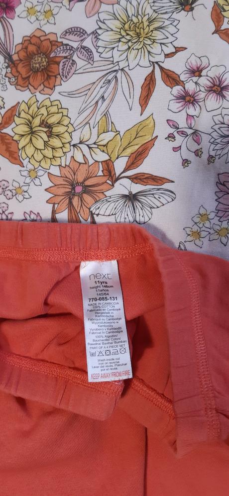 2 pack dívčí krátká dvoudílná pyžama next 146, next,146