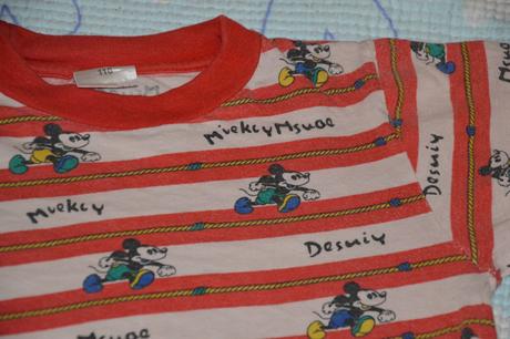 Bavlněné pyžamo pyžamko mickey mouse, 98