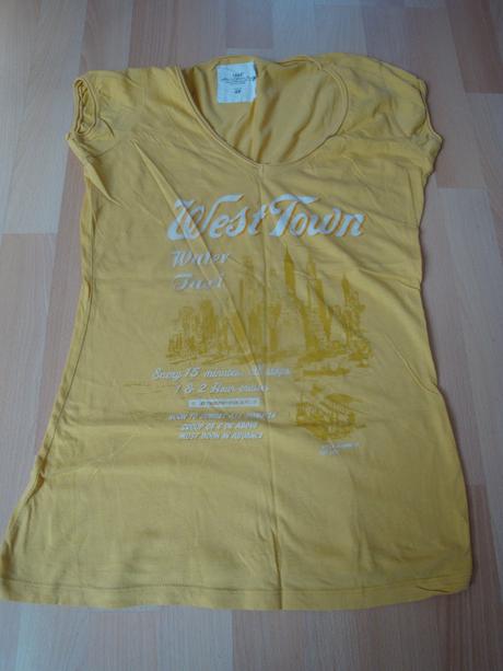 Tričko, vel. m/l - žluté, h&m,m
