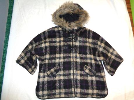 Módní pecka - káro kabát, girl2girl,134