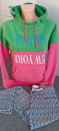 Rifle zn."roxy" a mikina zn."benter" vel."12let", roxy,152