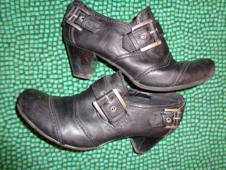 Černé kotníčkové boty graceland - přezky, graceland,39